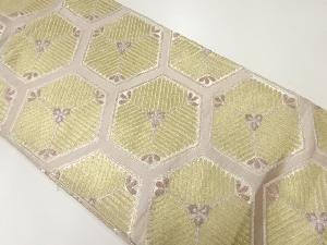 アンティーク　亀甲に若松模様織出し袋帯（材料）